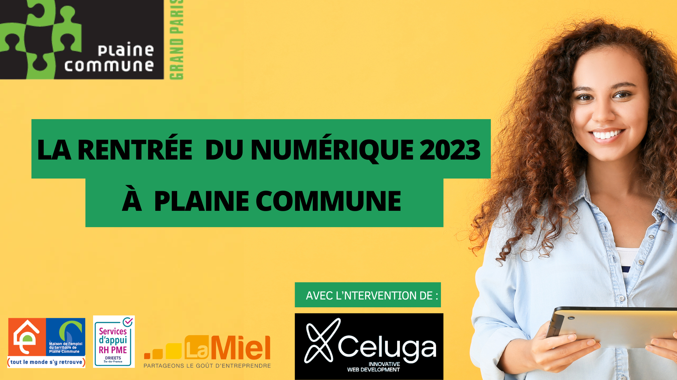 Notre intervention lors de la rentrée du numérique à Plaine Commune